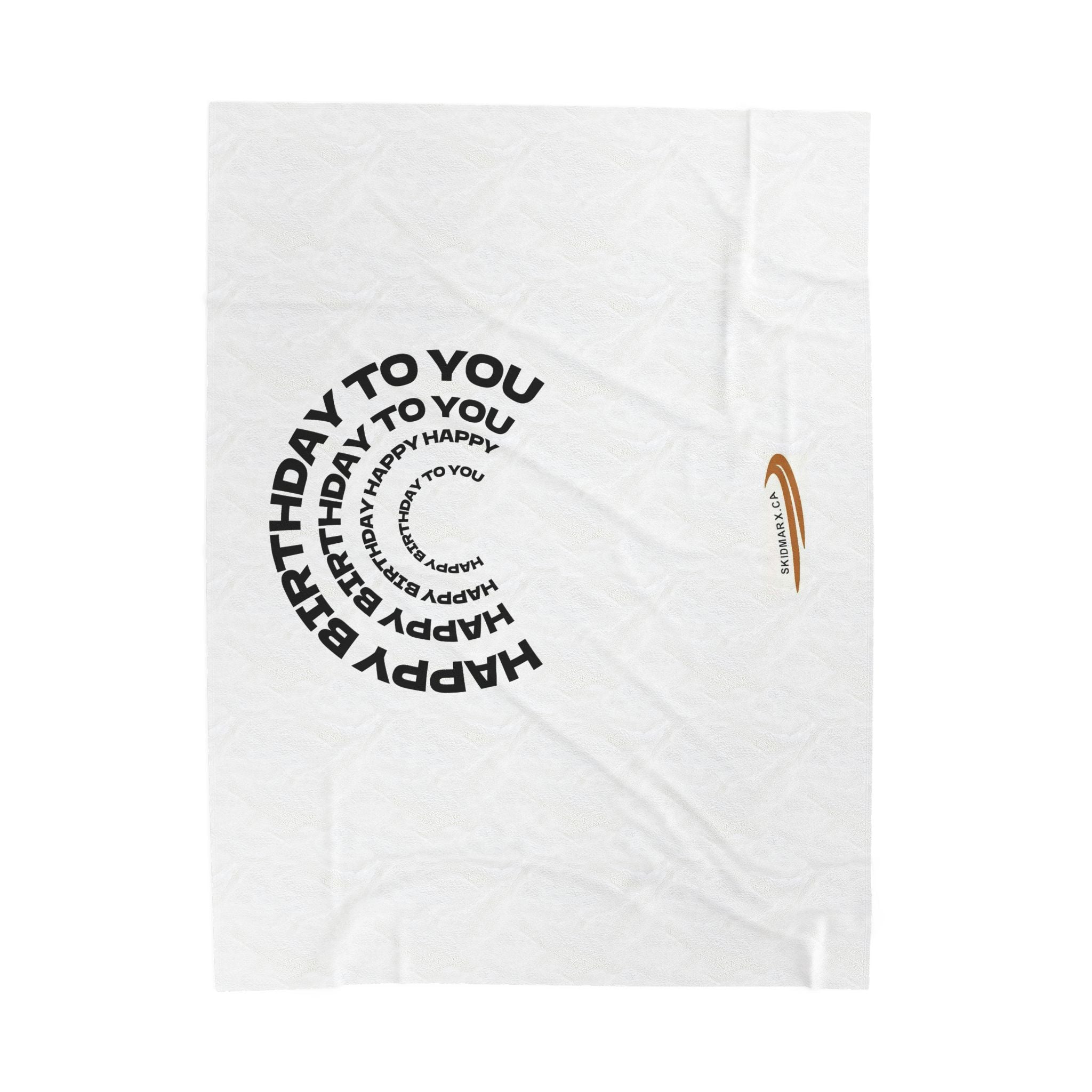 Cozy Birthday Velveteen Plush Blanket | Gifts for Her, Home Decor, Birthday Present, Bedtime Comfort, Celebration Essentials