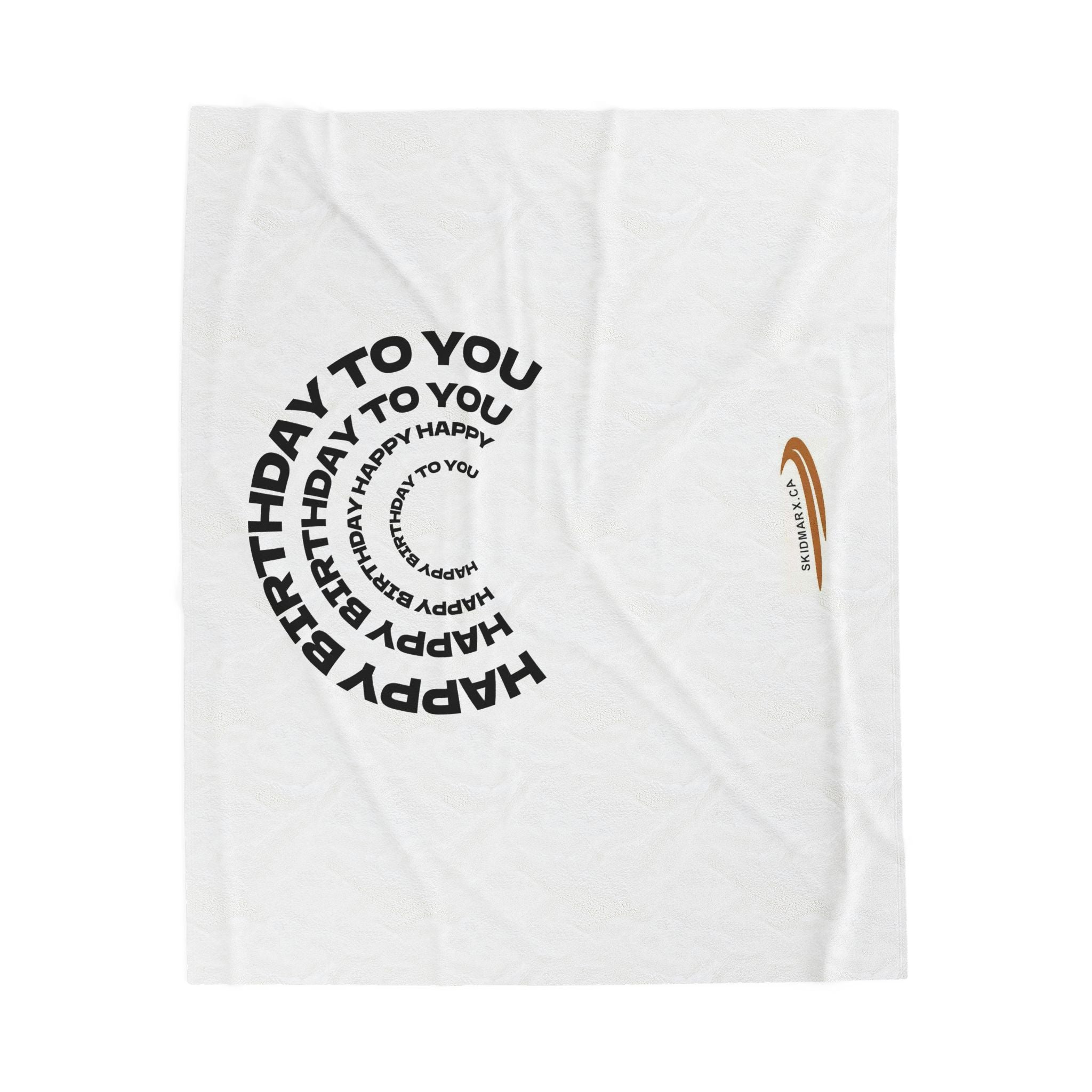 Cozy Birthday Velveteen Plush Blanket | Gifts for Her, Home Decor, Birthday Present, Bedtime Comfort, Celebration Essentials